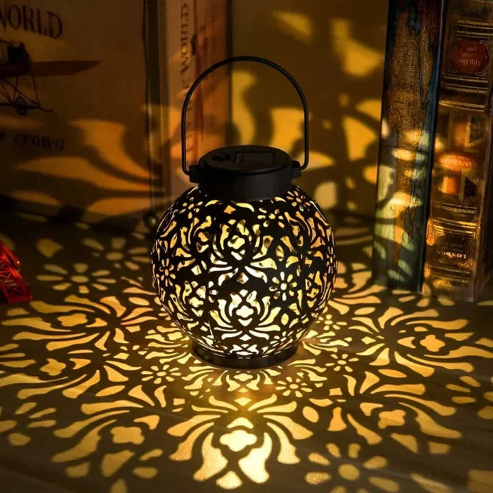 Eco-Friendly Solar Hanging Light for Outdoor Spaces