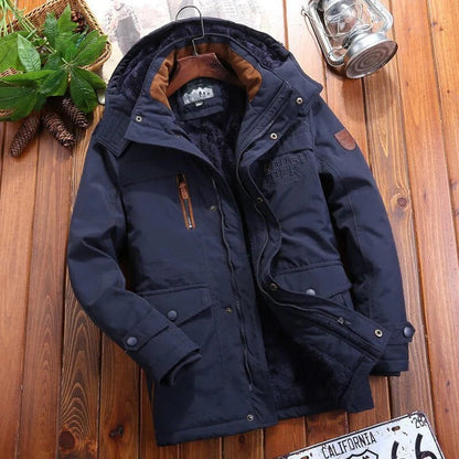 Men's Insulated Fleece Jacket with Secure Zip Pockets