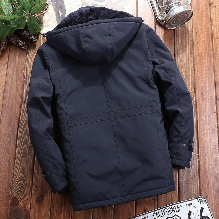 Men's Insulated Fleece Jacket with Secure Zip Pockets