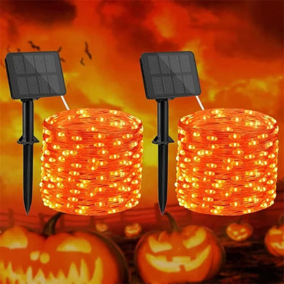 Enchanting Solar LED String Lights for Your Garden