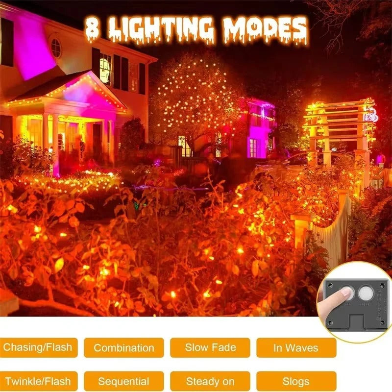 Enchanting Solar LED String Lights for Your Garden