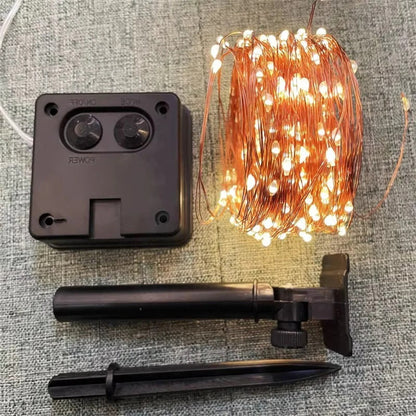 Enchanting Solar LED String Lights for Your Garden
