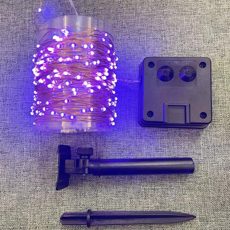 Enchanting Solar LED String Lights for Your Garden