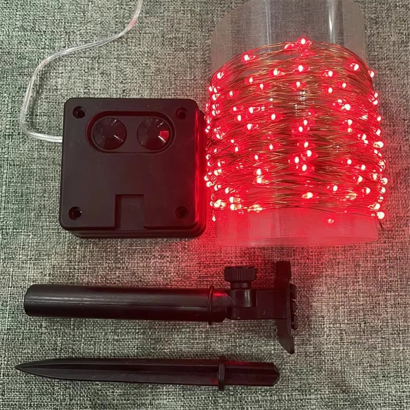 Enchanting Solar LED String Lights for Your Garden