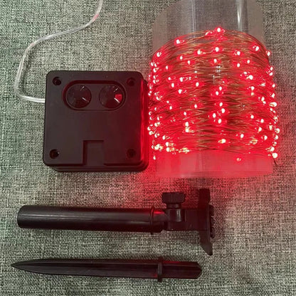 Enchanting Solar LED String Lights for Your Garden