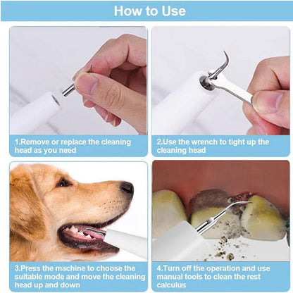 Gentle Ultrasonic Dental Care Tool for Dogs