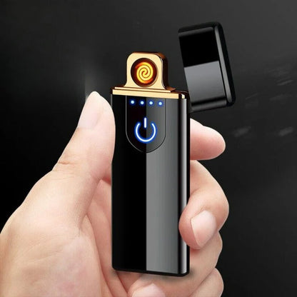 Portable USB Rechargeable Electric Lighter with Windproof Arc