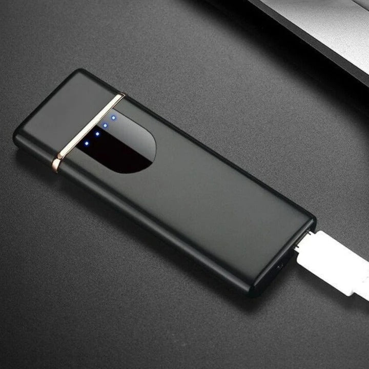 Portable USB Rechargeable Electric Lighter with Windproof Arc