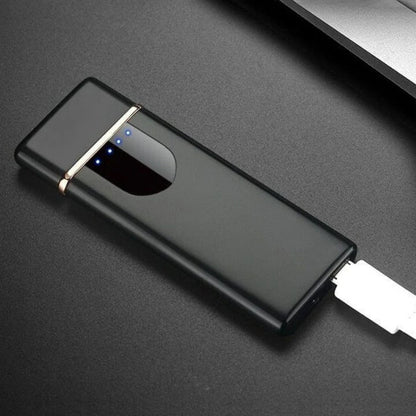 Portable USB Rechargeable Electric Lighter with Windproof Arc