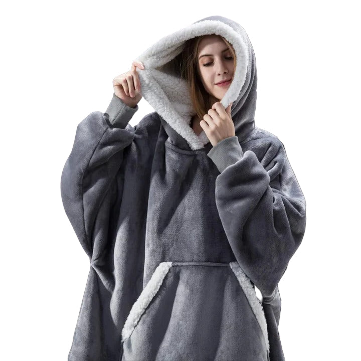 Extra-Large Cozy Wearable Blanket for Adults