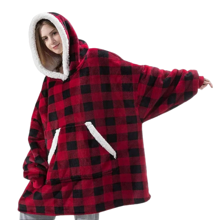 Extra-Large Cozy Wearable Blanket for Adults
