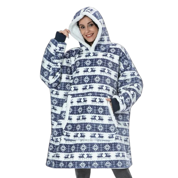 Extra-Large Cozy Wearable Blanket for Adults
