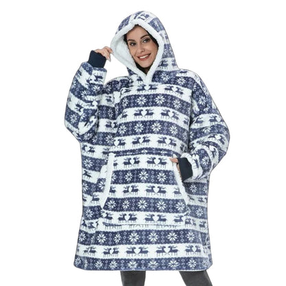 Extra-Large Cozy Wearable Blanket for Adults