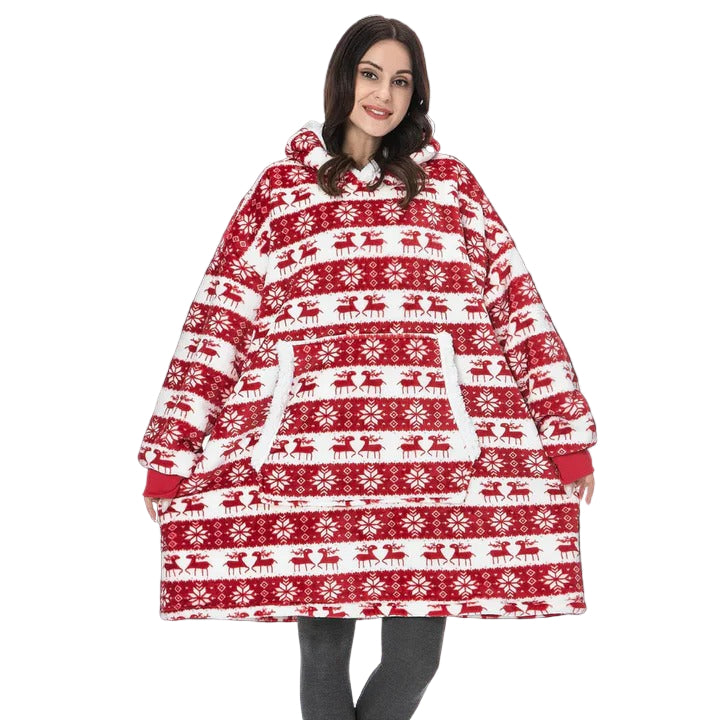 Extra-Large Cozy Wearable Blanket for Adults