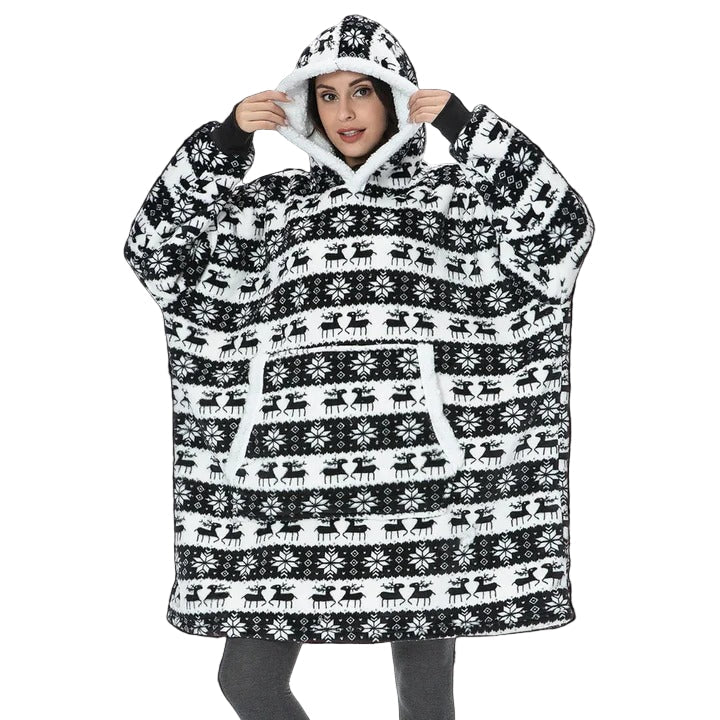 Extra-Large Cozy Wearable Blanket for Adults