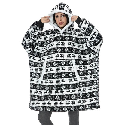 Extra-Large Cozy Wearable Blanket for Adults