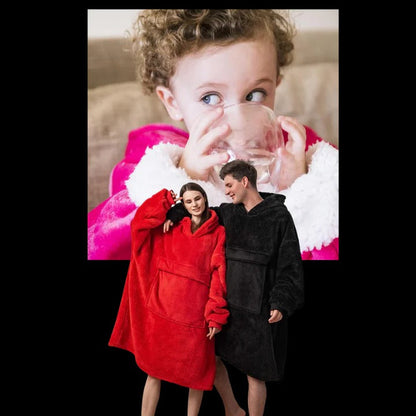 Extra-Large Cozy Wearable Blanket for Adults