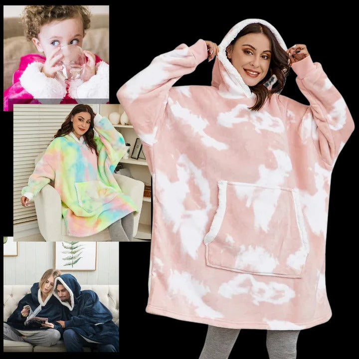 Extra-Large Cozy Wearable Blanket for Adults