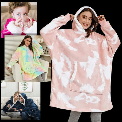 Extra-Large Cozy Wearable Blanket for Adults