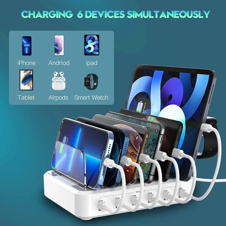 All-in-One USB Charging Hub for Multiple Devices