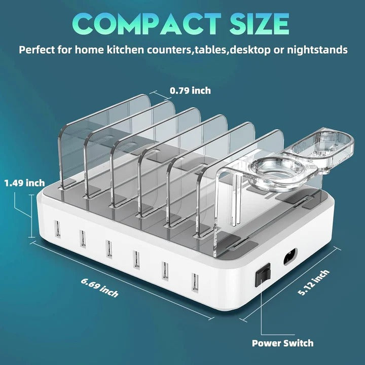 All-in-One USB Charging Hub for Multiple Devices