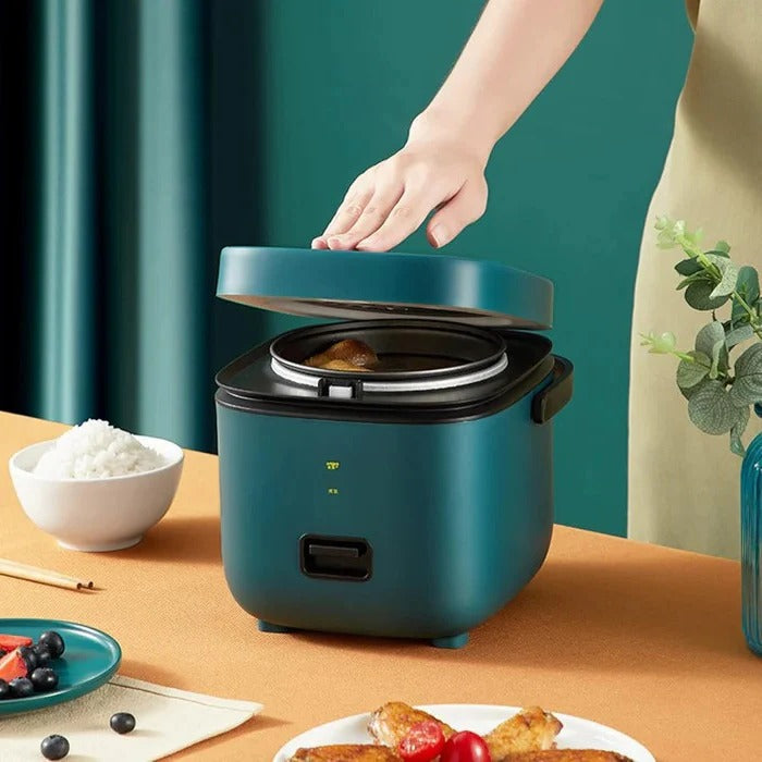 Compact Rice Cooker with Versatile Cooking Functions