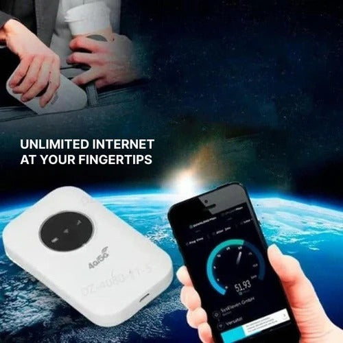 Compact 4G/5G WiFi Router for Seamless Travel Connectivity