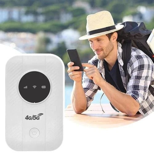 Compact 4G/5G WiFi Router for Seamless Travel Connectivity