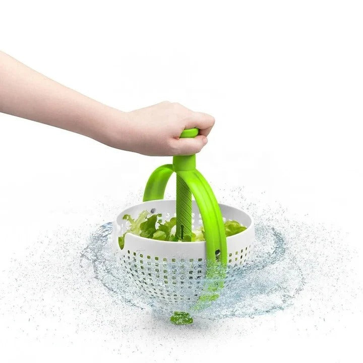 Dual-Function Salad Spinner and Colander Bowl