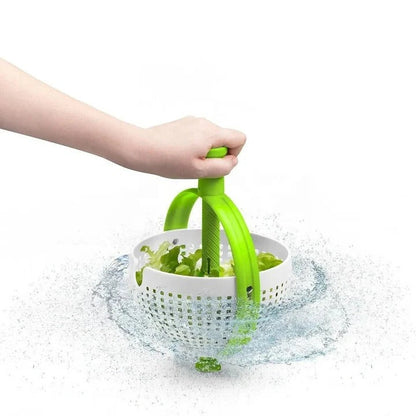 Dual-Function Salad Spinner and Colander Bowl