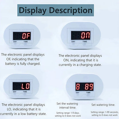 Smart Plant Watering System with Programmable Timer