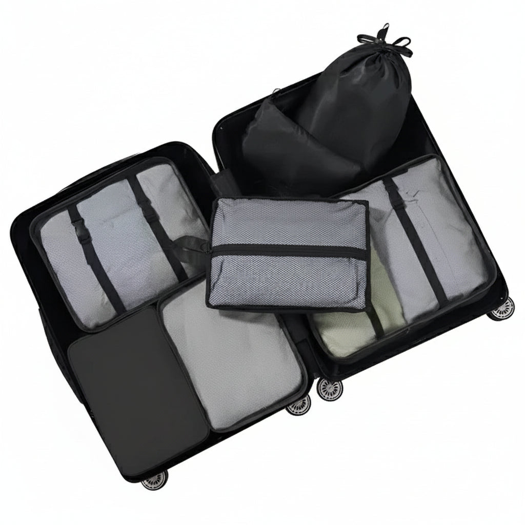 Travel Ready: 7-Piece Packing Organizer Set