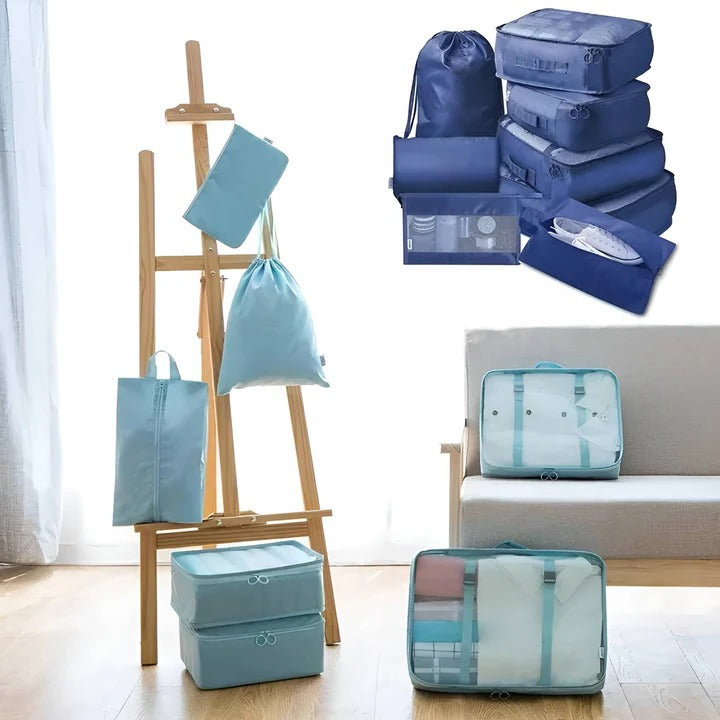 Travel Ready: 7-Piece Packing Organizer Set