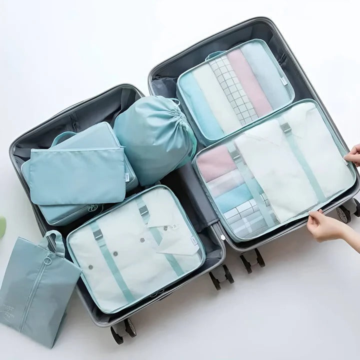 Travel Ready: 7-Piece Packing Organizer Set