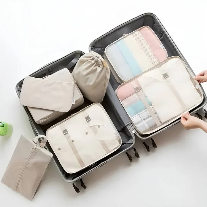 Travel Ready: 7-Piece Packing Organizer Set