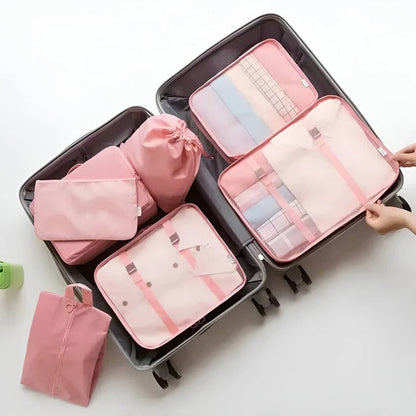 Travel Ready: 7-Piece Packing Organizer Set