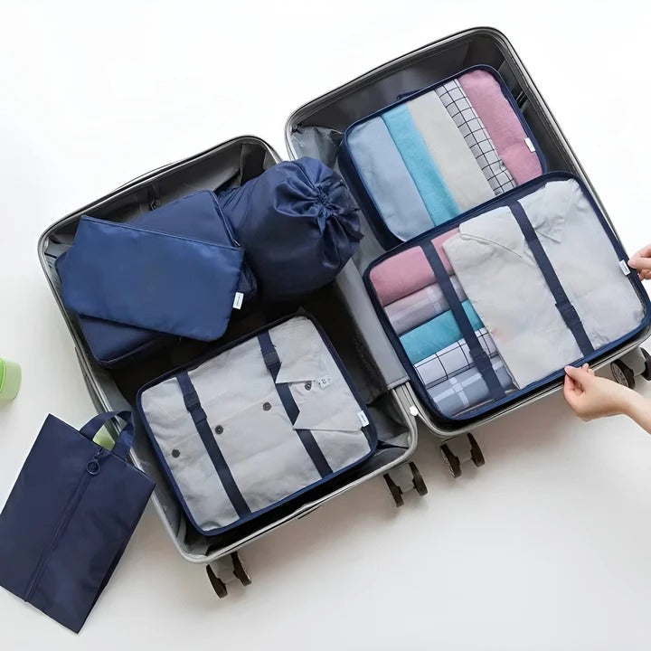 Travel Ready: 7-Piece Packing Organizer Set