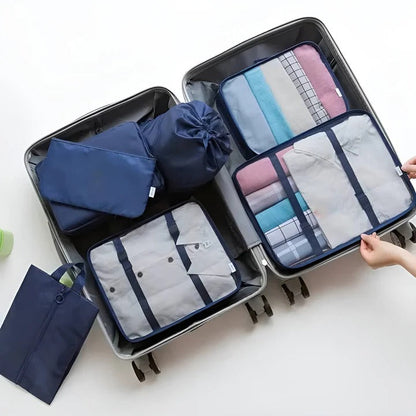 Travel Ready: 7-Piece Packing Organizer Set