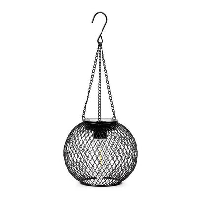 Solar-Powered Outdoor Hanging Lantern for Pathways