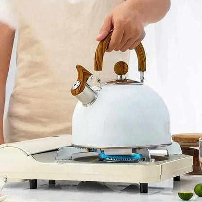Premium Stainless Steel Whistling Kettle for All Stovetops