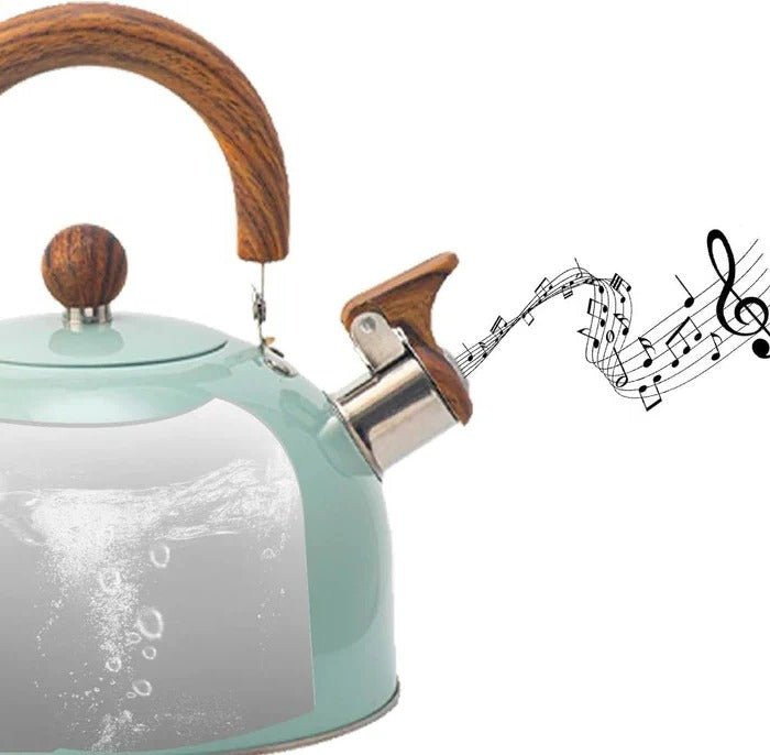 Premium Stainless Steel Whistling Kettle for All Stovetops