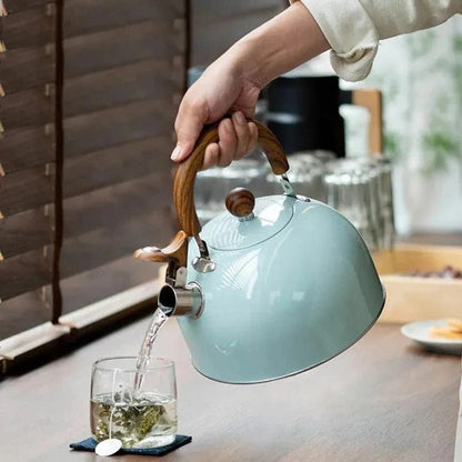 Premium Stainless Steel Whistling Kettle for All Stovetops