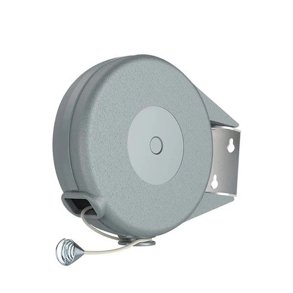 Compact Wall-Mount Clothes Drying Line with Adjustable Length