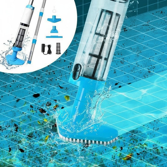 Wireless Pool Cleaner with Versatile Attachments