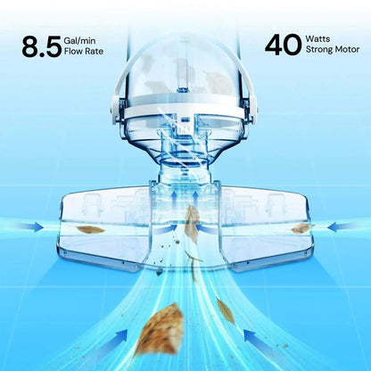 Wireless Pool Cleaner with Versatile Attachments