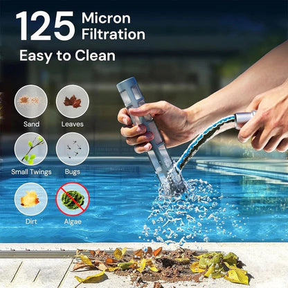 Wireless Pool Cleaner with Versatile Attachments
