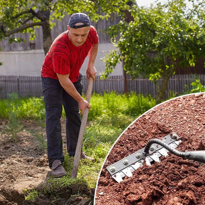 Versatile Garden Rake Head for Efficient Debris Clearance