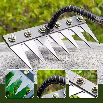 Versatile Garden Rake Head for Efficient Debris Clearance
