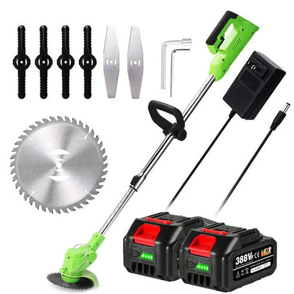 Versatile Cordless Lawn Edger with Adjustable Features