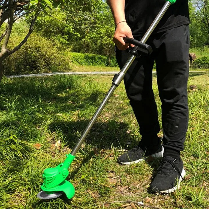Versatile Cordless Lawn Edger with Adjustable Features
